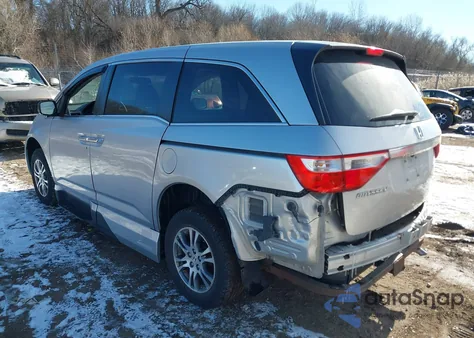 2012 Honda Odyssey Ex-L z USA, uszkodzony, nr VIN 5FNRL5H62CB029672